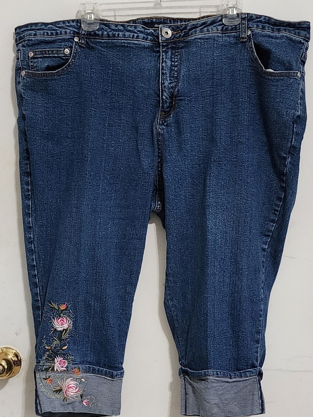 Denim 24/7 Ladies Capri Jeans, Size 28w